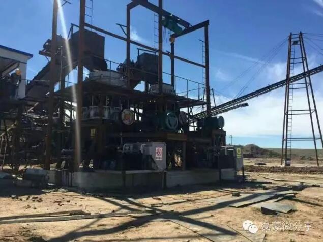 內蒙古錫林浩特400t/h碎石生產線