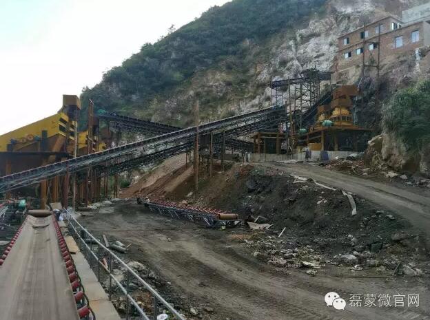 湖北武穴800t/h碎石生產線即將投入生產